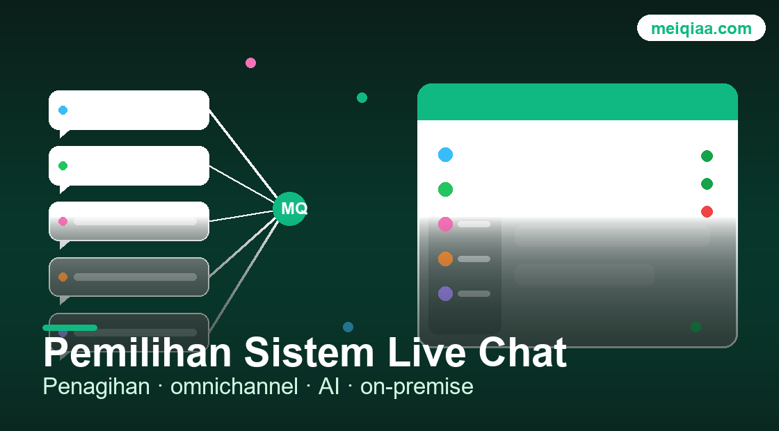 Ilustrasi alat 美洽 widget chat tidak muncul / perbaikan error