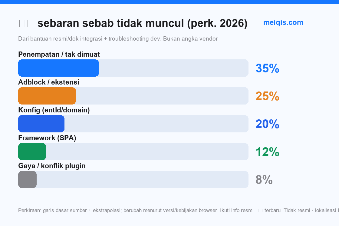 Gbr 5: sebaran sebab tidak muncul (perk. 2026, bukan angka vendor)