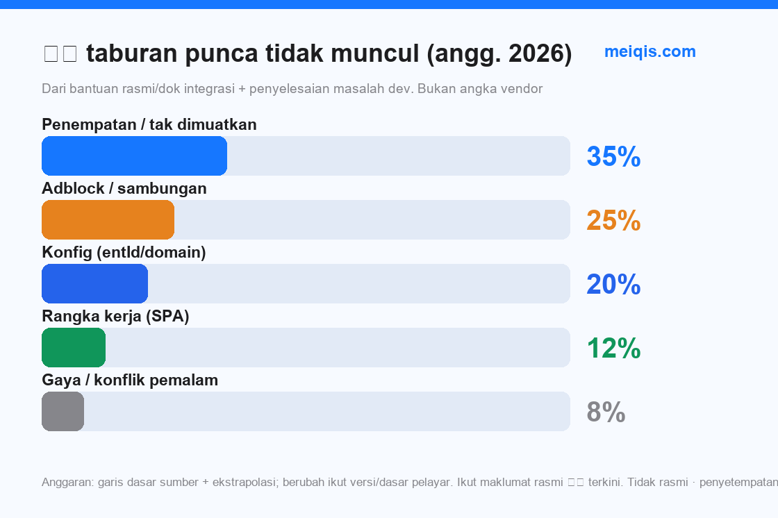 Raj 5: taburan punca tidak muncul (angg. 2026, bukan angka vendor)